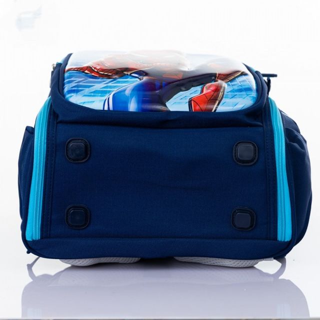 Balo chống gù hình người nhện màu đỏ phối xanh dương TT LIFE 111-3 6